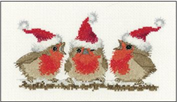 (image for) Festive Robins - Trio by Valerie Pfeiffer - Simply Heritage